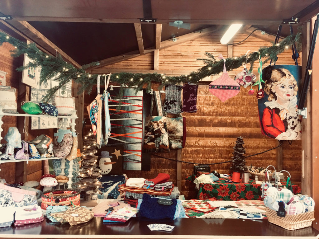 Stand Chamaline au marché de Noël